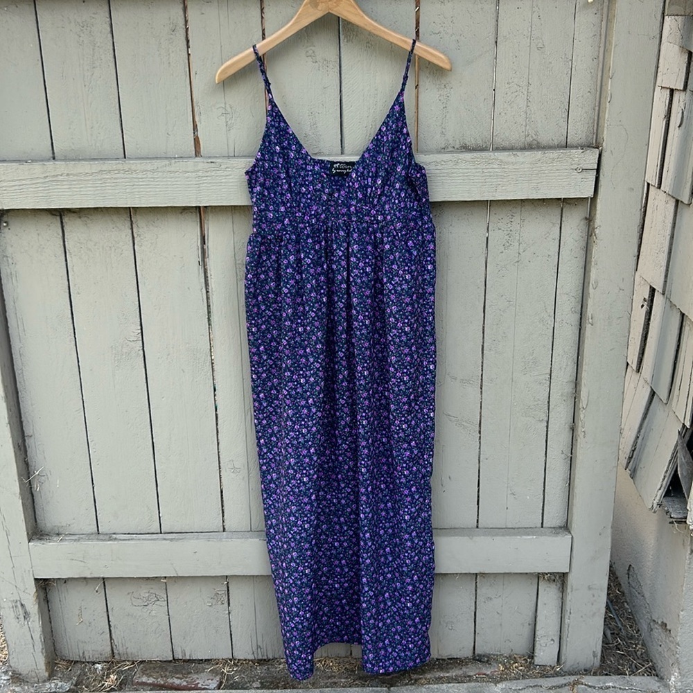Torn by Ronny Kobo Maxi Dress Bohemian Festival Floral Hippie Summer Vibes Sz S